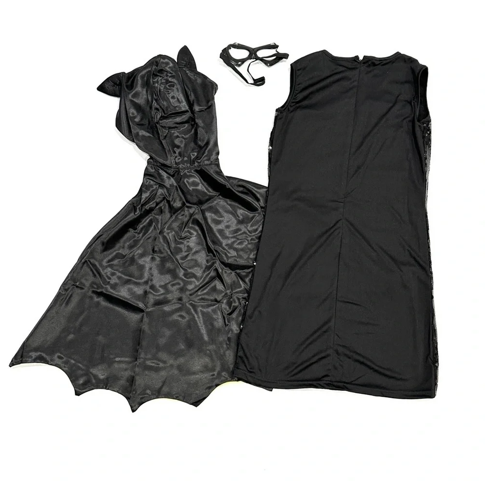 Chasing Fireflies Batgirl Sequin 3pc Halloween Cosplay Costume